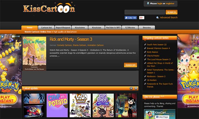 free cartoon streaming site