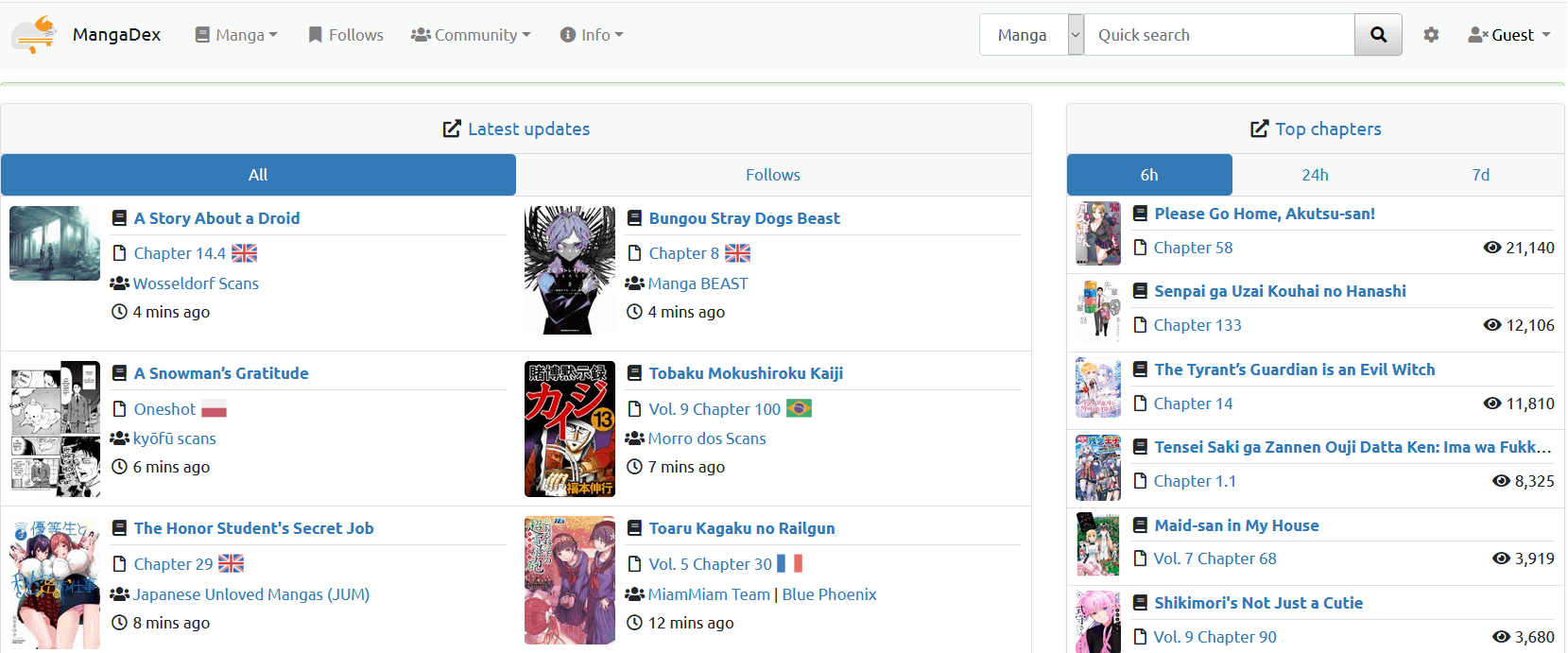 MangaReader Alternatives