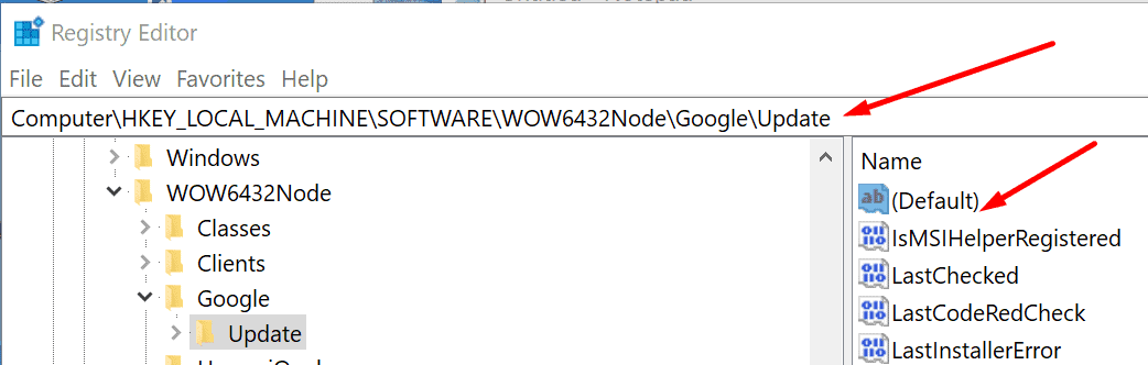 Chrome Update Errors