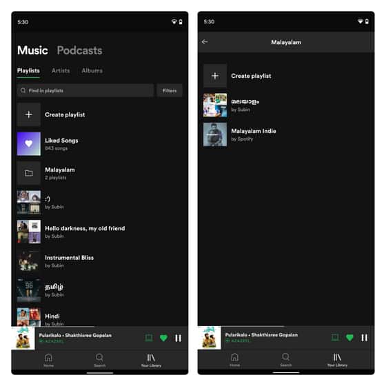 Spotify Folders