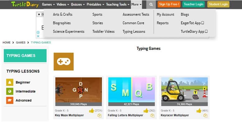 Typing Games For Kids