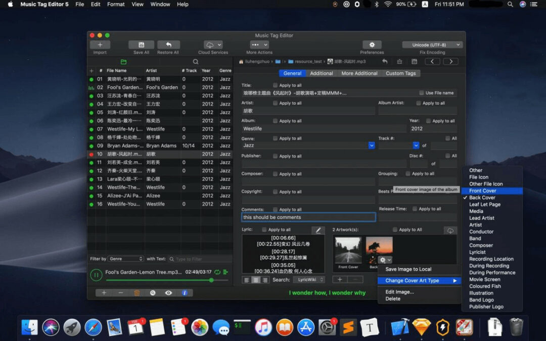 MP3 Tag Editors For Mac