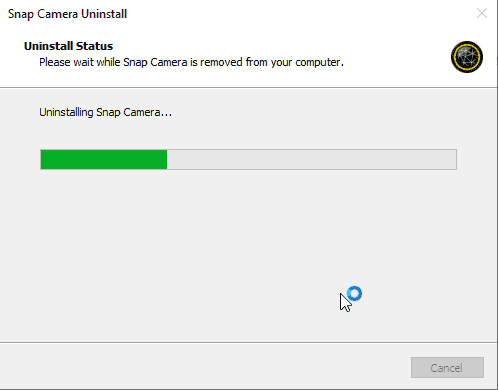 Uninstall Snap Camera in Windows