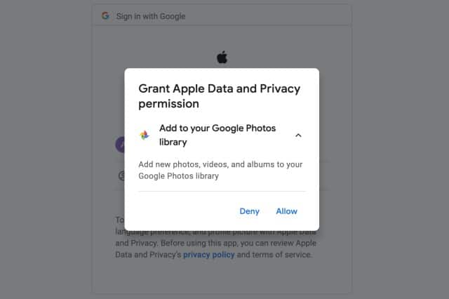 Transfer iCloud Photos to Google Photos