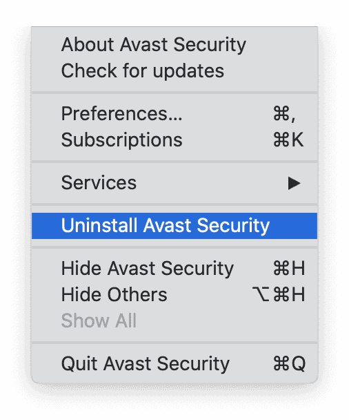 Uninstall Avast On Mac