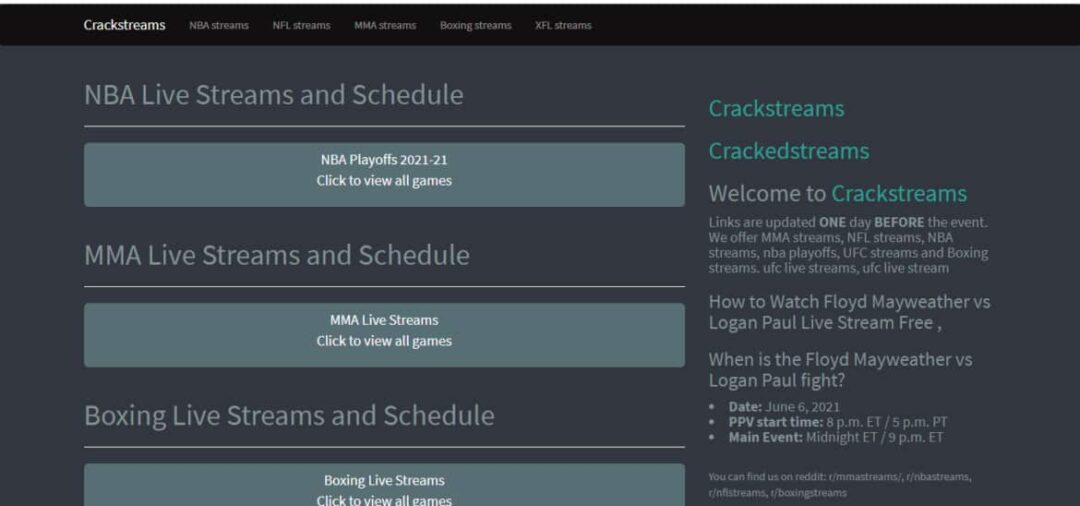 31 CrackStreams Alternatives To Watch Live MMA and NCAA Football Solu