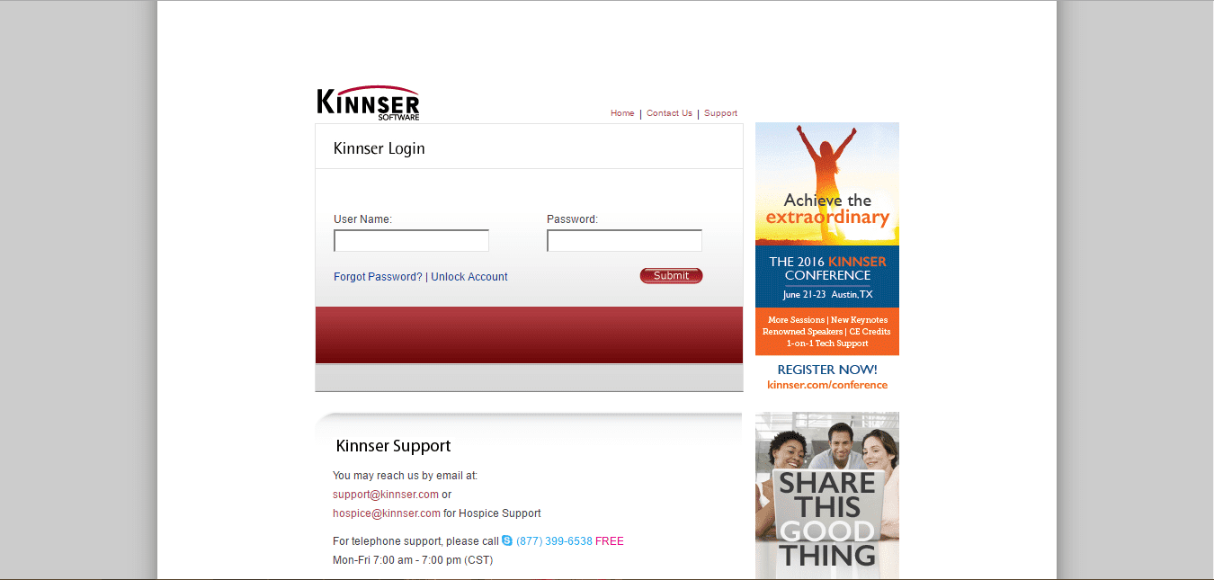 Kinnser.net Login Step By Step Process