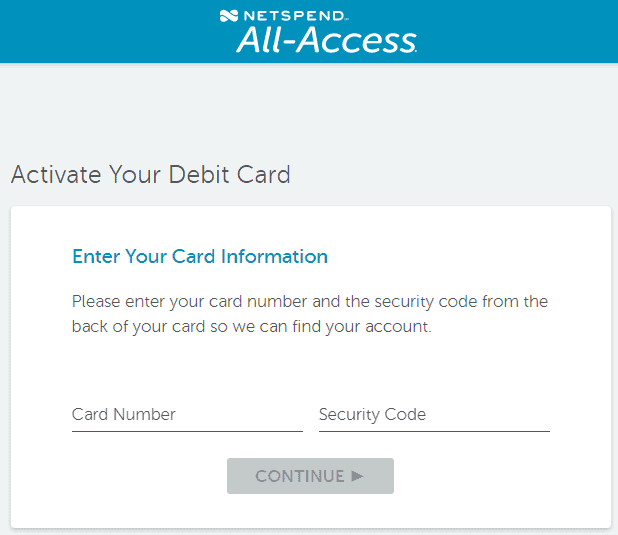 Netspendallaccess Com Activate Card