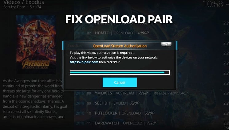 Fix Openload Pair Streaming Error
