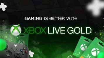 xbox Live Gold membership card