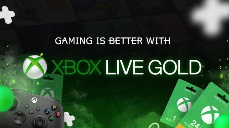 xbox Live Gold membership card