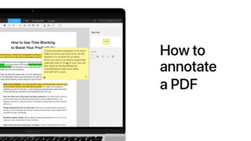 how to annotate a PDF file