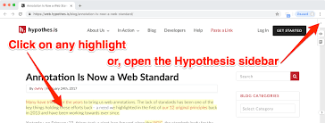 How to annotate Website