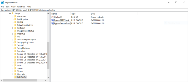 Bypass Windows 11 Requirements