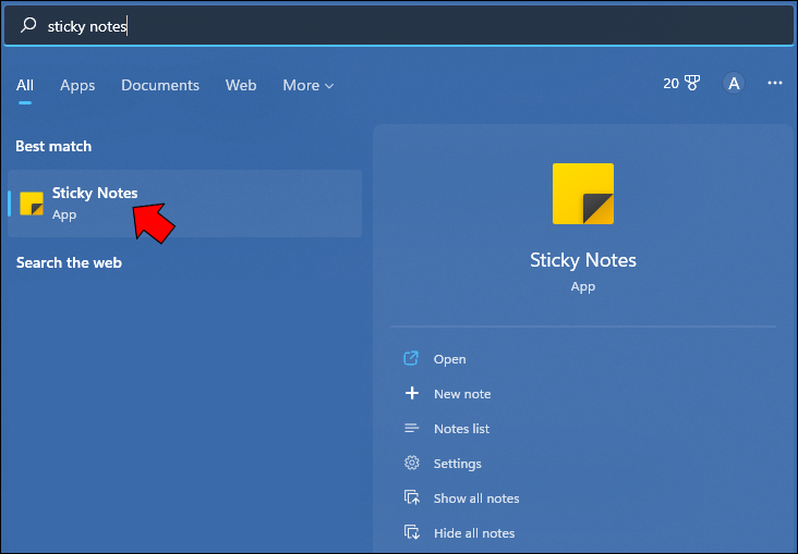 Make Sticky Note In Windows