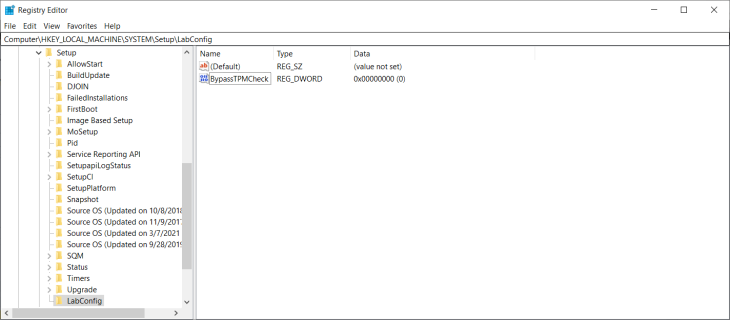 Bypass Windows 11 Requirements