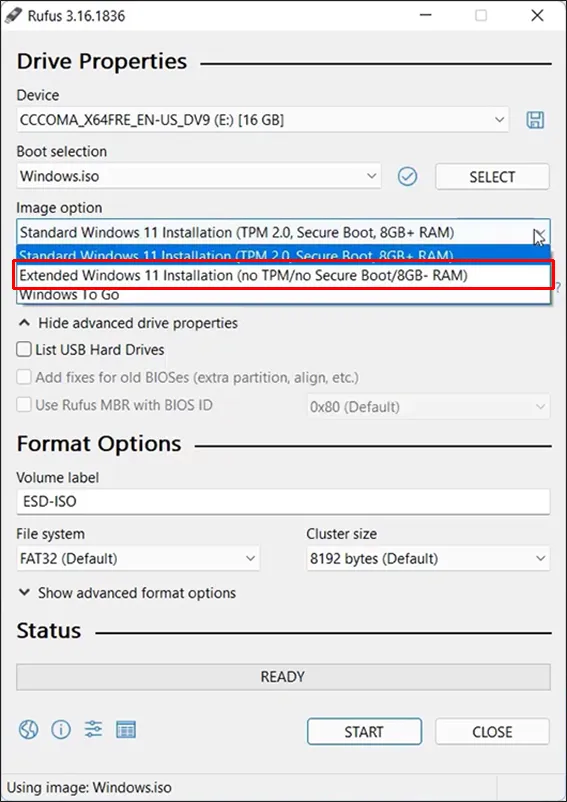 Bypass Windows 11 Requirements