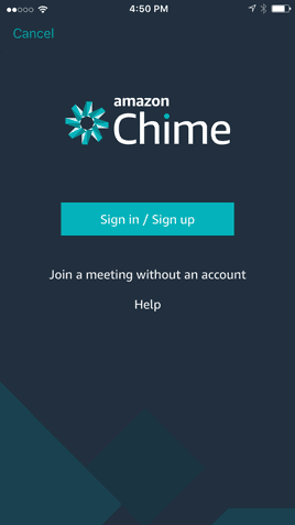 Do you require an AWS Account in order to use Amazon Chime