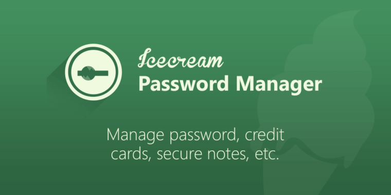 Icecream Password Manager