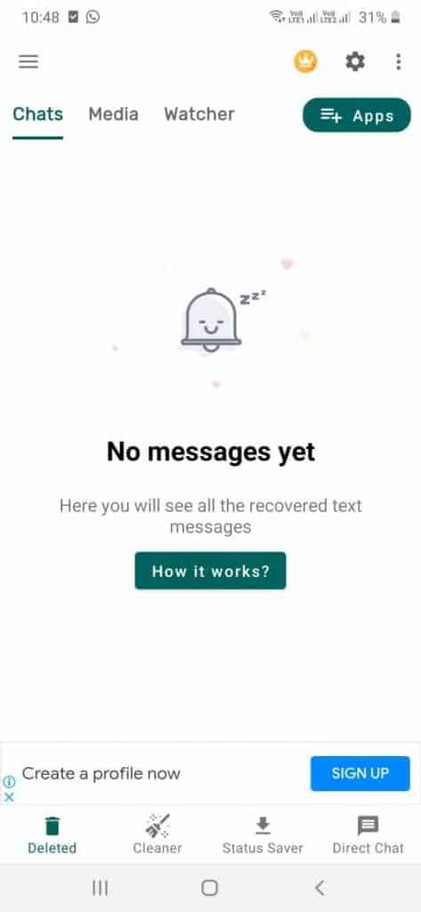 WhatsApp Recovery