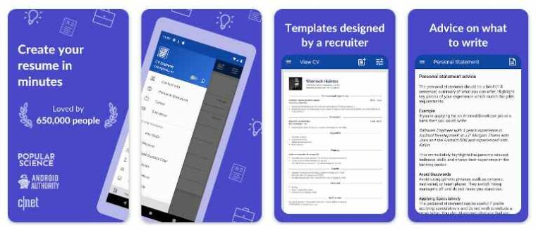 Resume Builder Apps Android