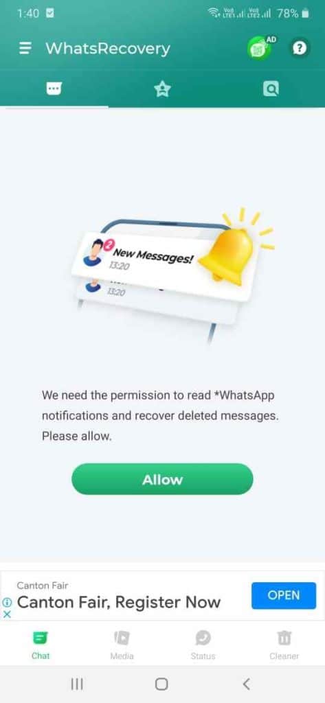 WhatsApp Recovery