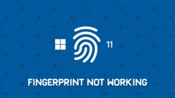 Fingerprint Sensor Not Working