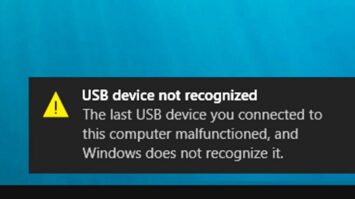 USB Device Not Recognized