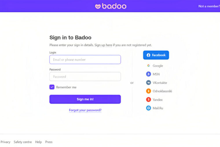 Badoo Login