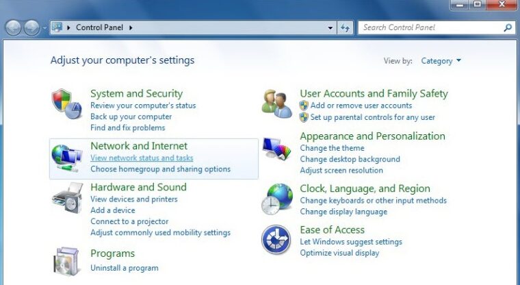 Configure Static IP Address In Windows 7