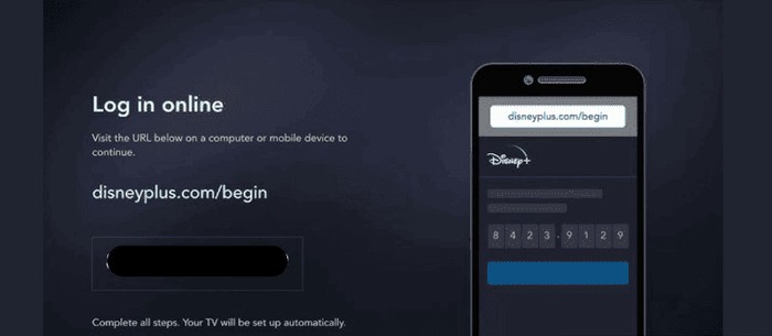 disneyplus.com login/begin 8 Digit Code