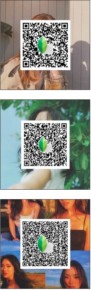 Snapseed Presets QR Codes