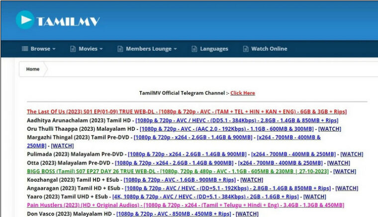 TamilMV Proxy List 