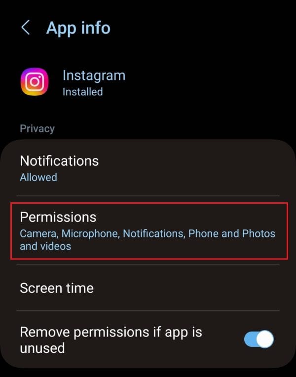 Instagram Story Camera Not Working